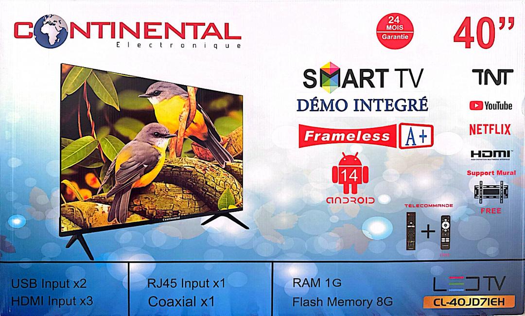 televisions 40" smart android 14