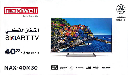 Televisions Maxwell  40" smart Android 14