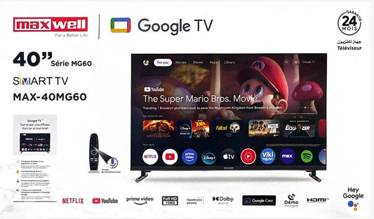 Televisions Maxwell  40" smart google